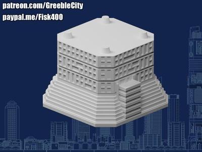 GreebleCity Cyberpunk: Flaired Module