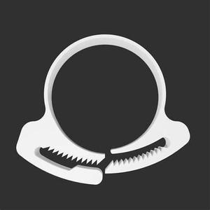 Clamp clip with lock