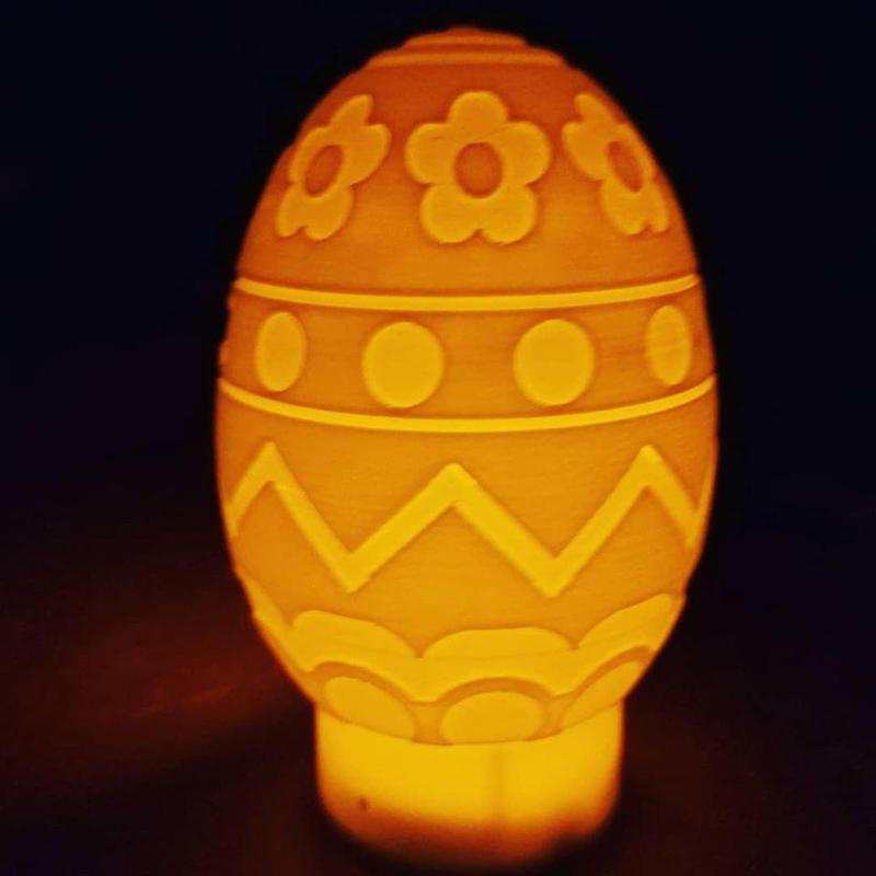 Tea Light Easter Egg V2
