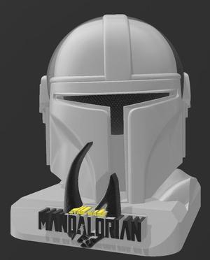Suporte Alexa Echo Dot 4a e 5a Geração Mandalorian Star Wars
