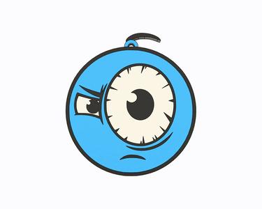 Blue Emoji - Whaat?! Keychain, Earring, Bagcharm