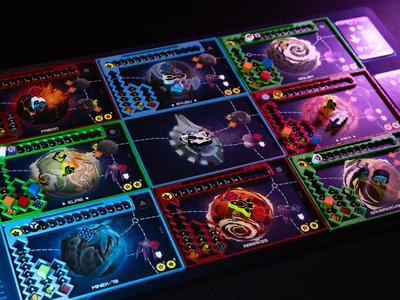 Micro Cosmos Planet cards frames