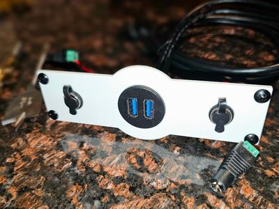 USB & DC Mounting Frame for Arcade Light Guns