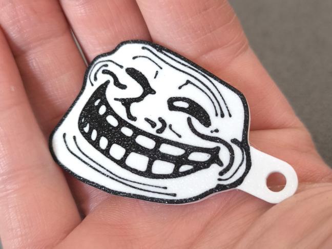 Troll Keychain meme 