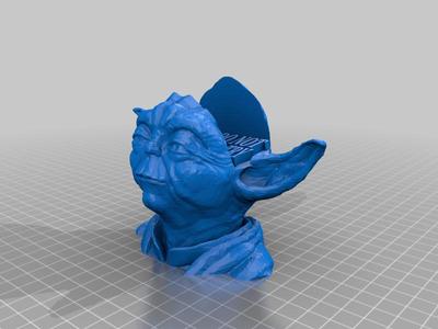 yoda head hoap holder