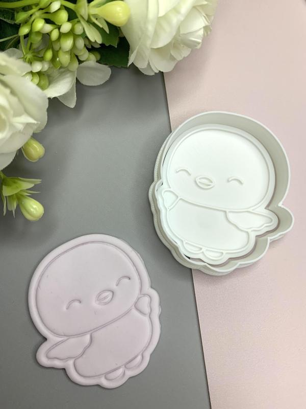 Chick Cookie cutter and stamp