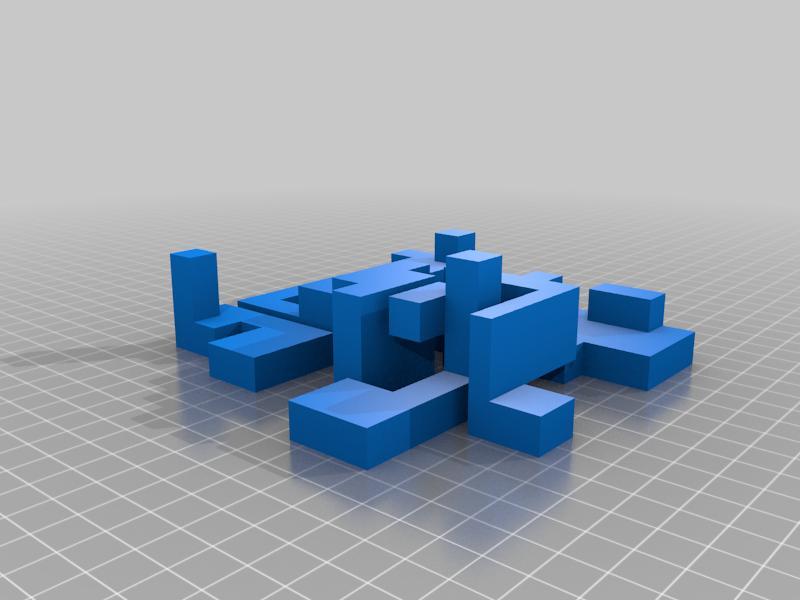 The cubic puzzle 3D