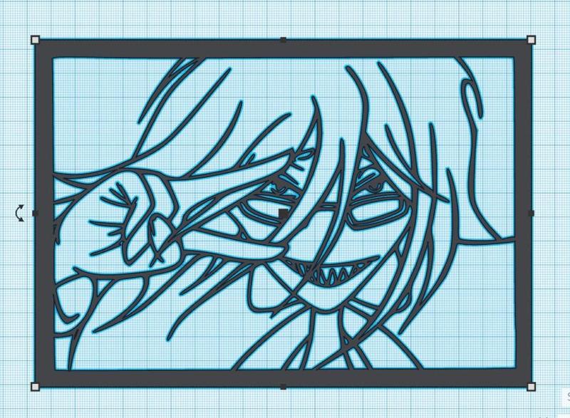 GRELL - BLACK BUTLER  - WALL ART - 2 VERSIONS