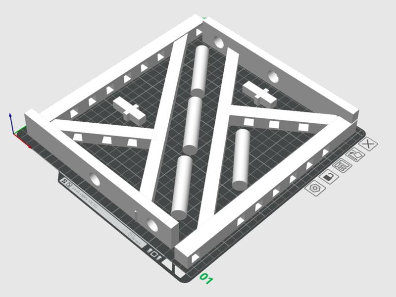 Pegboard Stand/Flower Stand/Lamp Stand