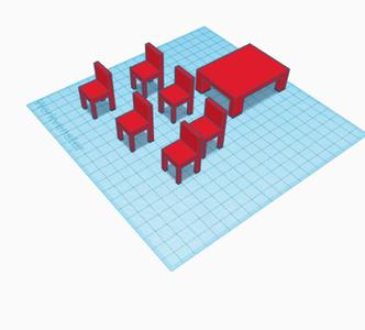 tafel /stoelen