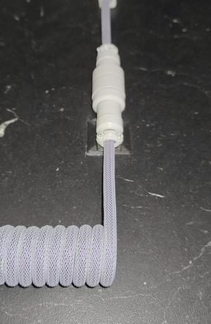 Coiled Cable lock/aligner