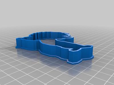 Thing 1 and 2 Cookie Cutter