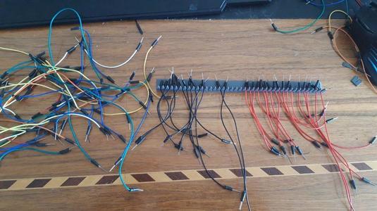 Breadboard cable organizer