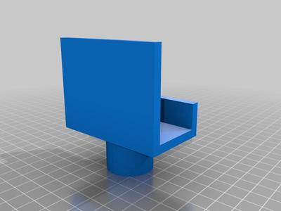 Tablet mount for dual monitor mount