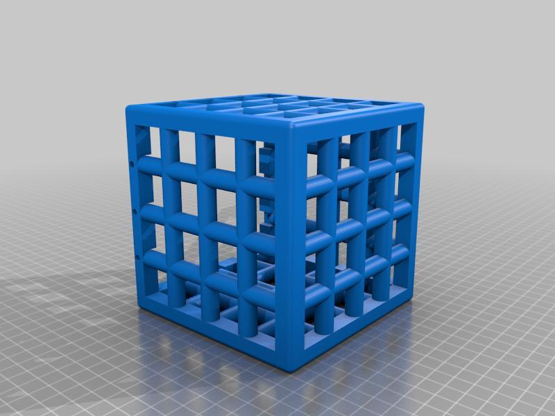 Cube piège a boules