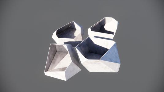 Voronoi Flower Pot