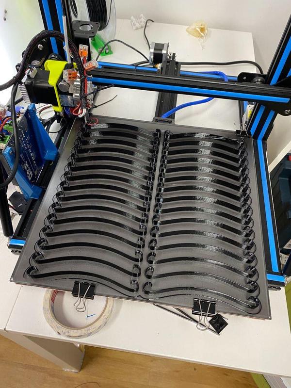 fast-print ear relief / mask hook for facemasks