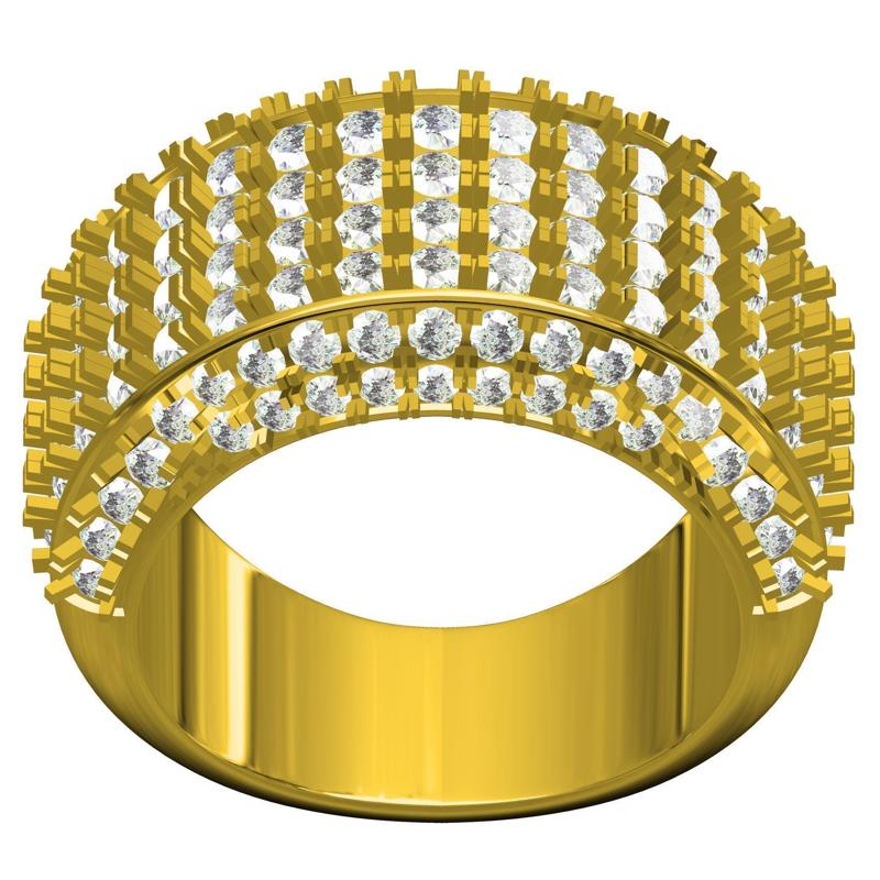 Antique Pave Set Iced Diamond Band