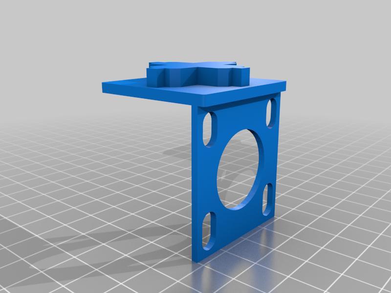 Zesty Nimble 4040 endcap extruder motor mount