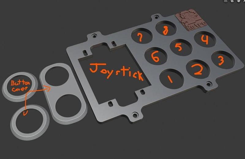 Button Board for Arcade button kit