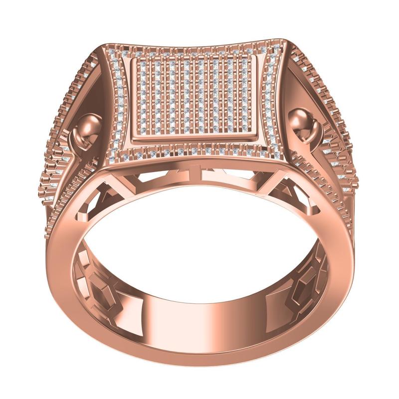 Illusion Style Diamond Ring for Men