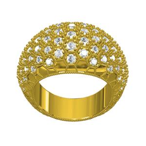 Antique Vintage Style Dome Ring