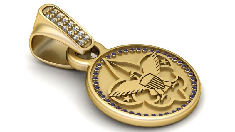 Eagle Pendant  3D printable model