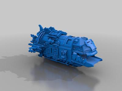 kroozers and transport - bfg - ork  ships