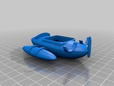 e-10 drone lego guy 2 motor air boat