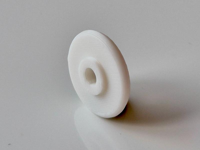 Parametric RC solid wheel (round shaft)