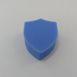 Shield Symbol Meeple Silhouette – 3D Printable Game Token