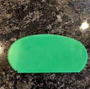 serrated rib for ceramics /pottery