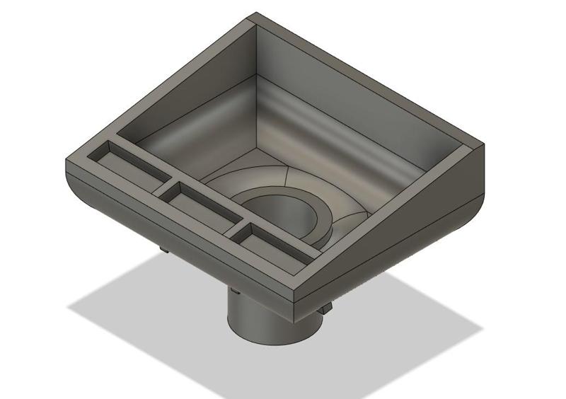 Wide Vacuum Head w/ Toothbrush Holders