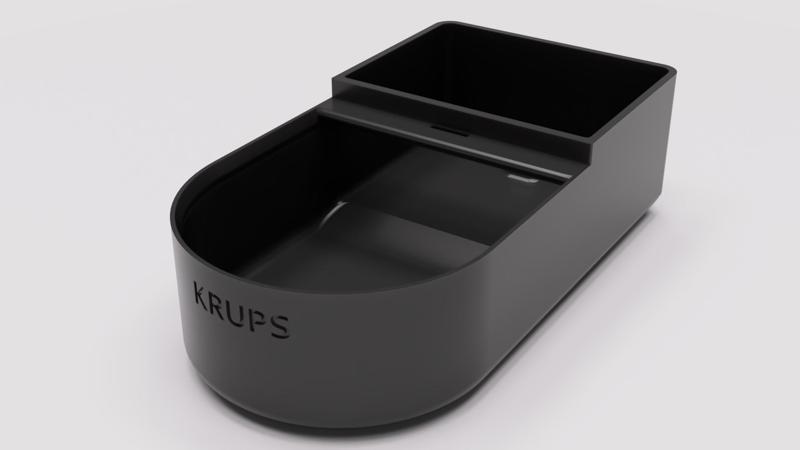 Large volume driptray for Krups Essenza Mini XN110x