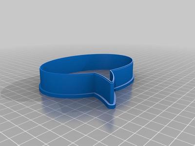 Speech Bubble Cookie Cutter