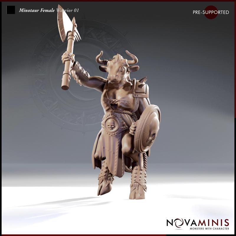 Minotaur Female Warrior 01