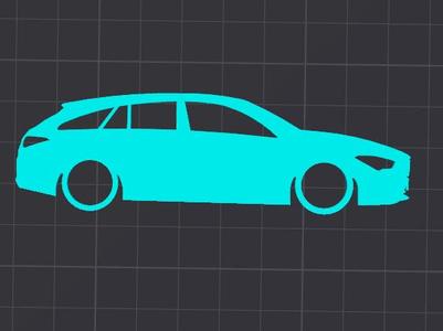 Mercedes CLA Shooting Brake - keychain