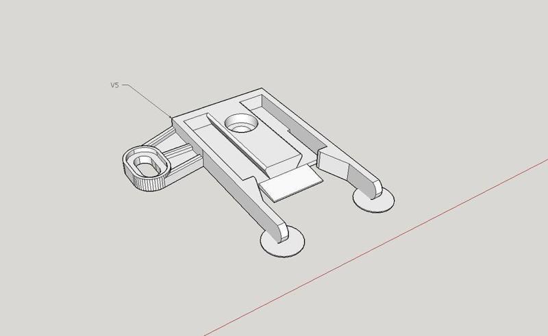 Kwantum Curtain low profile clip V5