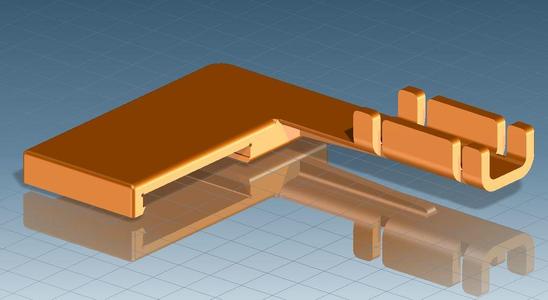 Anycubic i3 Mega Heatbed cable holder