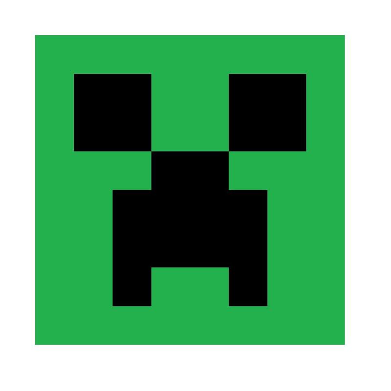 minecraft creeper head box/light