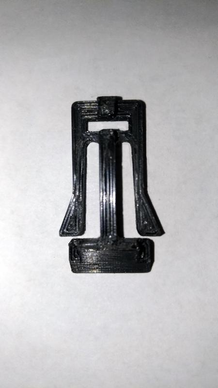 Clip verrou sur rail disjoncteur différentiel / Latch clip on differential circuit breaker rail