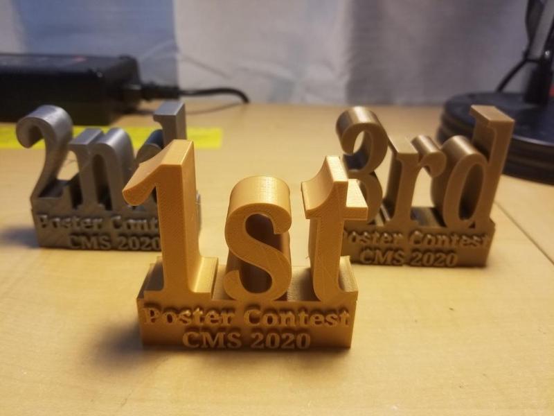 First, Second, and Third Place Trophies