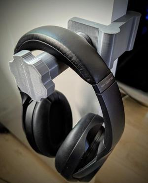 Desk Leg Headphone Bracket