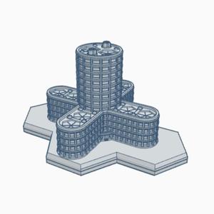 Sci-Fi Building 59 Hex Map Scale HMSSF059