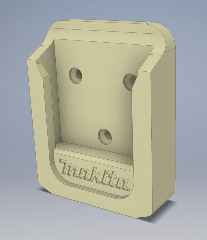 Makita battery mount/holder (wall mount)