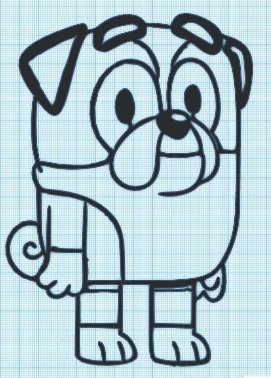 WINTON - BLUEY - WALL ART