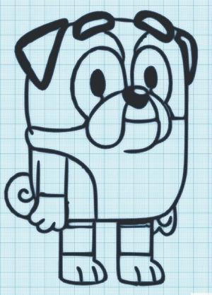 WINTON - BLUEY - WALL ART