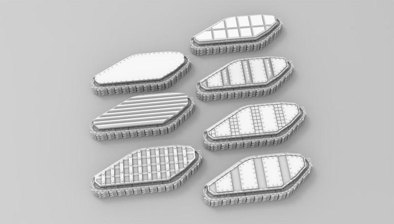 Rogue Pattern Heavy Armored Tracks for Medium Tanks 28/32mm Scale