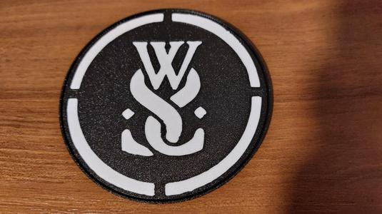 While she sleeps coaster