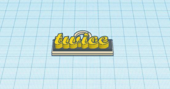 twice keychain